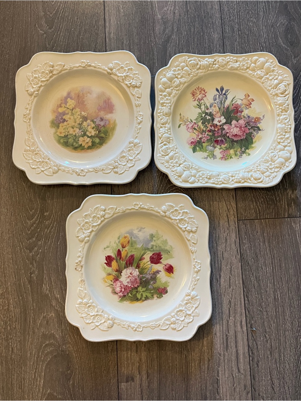 Vintage Crown Ducal Fine China Plates